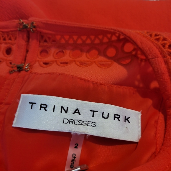 Trina Turk Lucia Shift Dress Size 2 - Picture 4 of 7